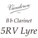 Vandoren/マウスピース/B♭クラリネット用/5RVライヤー