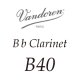 Vandoren/マウスピース/B♭クラリネット用/B40