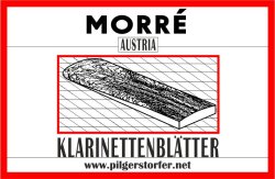 画像1: MORRÉ/リード/B♭クラリネット用/ウィーンカット/アンファイルド