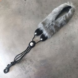 画像1: MORE SHINES/ストラップ/アルトサックス用/Fur GRAY
