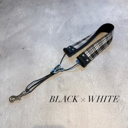 画像1: MORE SHINES/ストラップ/アルトサックス用/sax triplets Collaboration TRIPLET CHECK STRAP