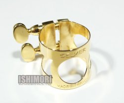 画像1: 中古委託品/SELMER/リガチャー/ソプラノサックス用/ラバー用/GP/olg191