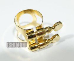 画像2: 中古委託品/SELMER/リガチャー/ソプラノサックス用/ラバー用/GP/olg191