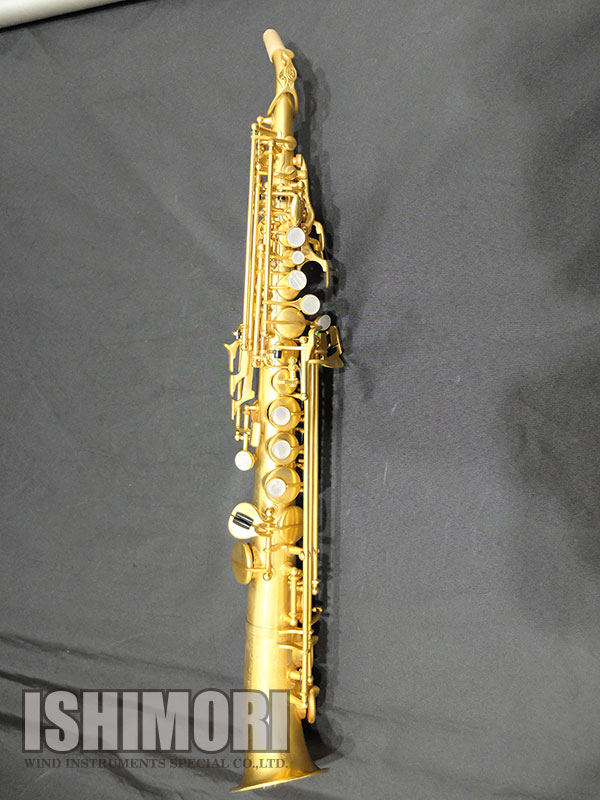 現品特価 Rampone Cazzani ハーフカーブドソプラノサックス R1jazz Vintage Gold Plated Ishimori Online
