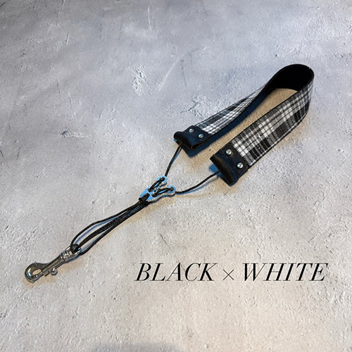 画像1: MORE SHINES/ストラップ/アルトサックス用/sax triplets Collaboration TRIPLET CHECK STRAP