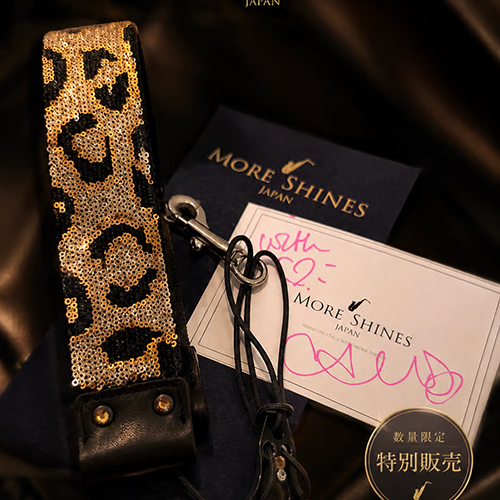 画像1: MORE SHINES/ストラップ/アルトサックス用/Candy Dulfer Collaboration Candy Leopard